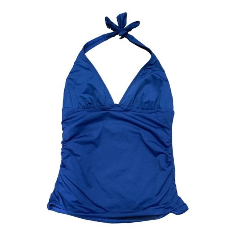 Calvin Klein‎ | Navy Blue Halter Tankini Swim Top L
